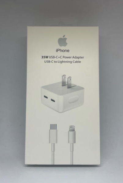 Combo 35W USB-C Dual + Cable USB-C a Lightning 1m